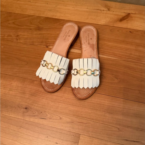 Kate Spade white leather sandal - Picture 2 of 4